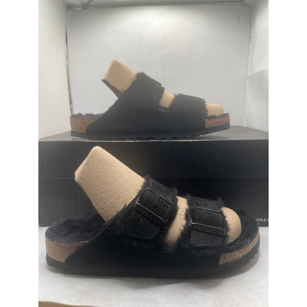 Birkenstock Arizona Shearling Black Size EU 37 (women 6.5)